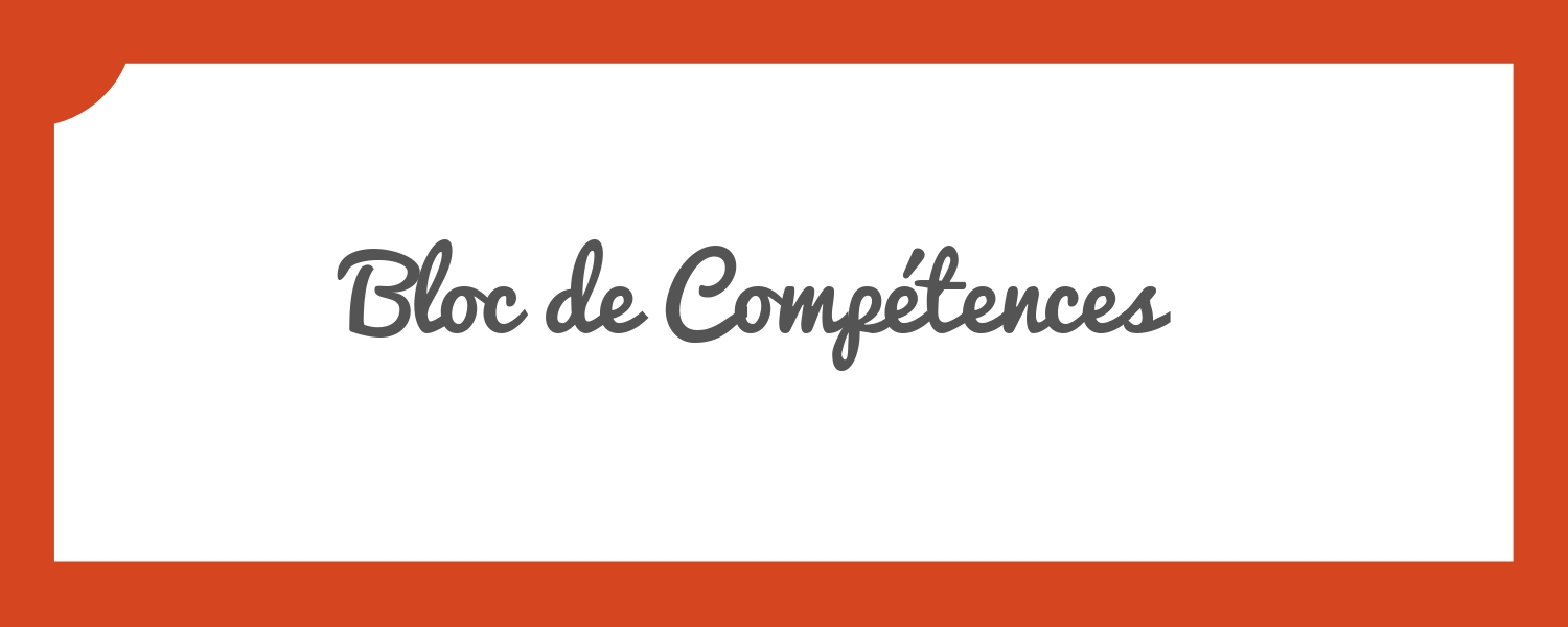 Un outil pour mieux identifier les blocs de compétences