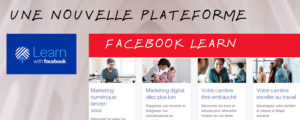 Nouvelle plateforme facebook learn