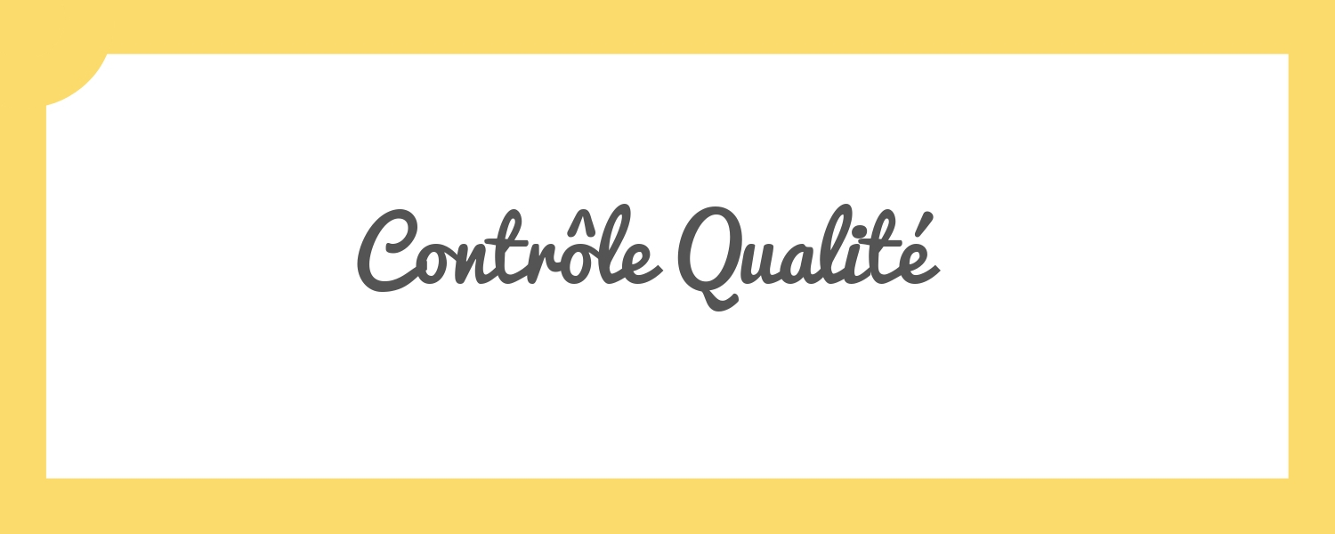 Les différents types de contrôle qualité