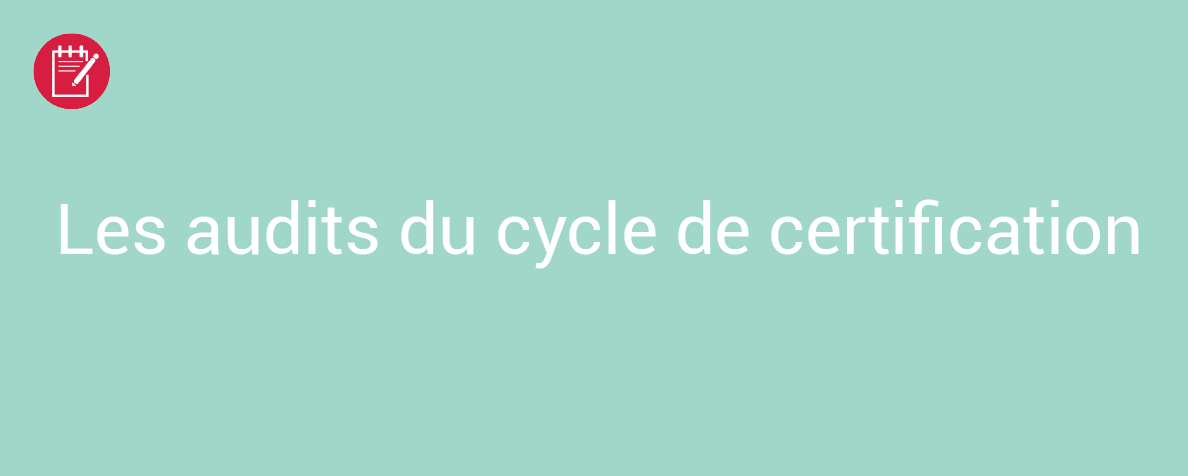 Les audits du cycle de certification